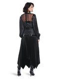 Love the Queen 17585 black faux leather dress