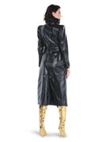 Love the Queen 17586 black leather dress