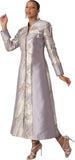 Tally Taylor 4821 grey womens clergy robe