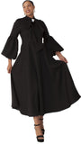 Tally Taylor 4846 black clergy dress