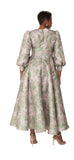 Tally Taylor 4848 green multi maxi dress