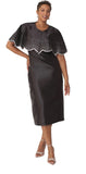 Tally Taylor 4866 black clergy dress