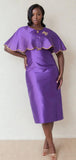 Tally Taylor 4866 purple clergy dress