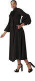 Tally Taylor 4846 black clergy dress