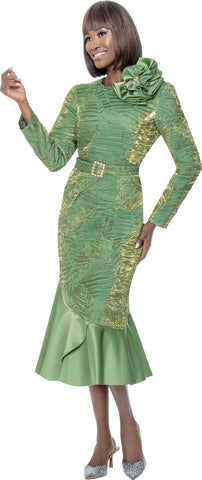 Terramina 7209 Sage green dress