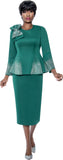 Terramina 7108 Emerald Skirt Suit