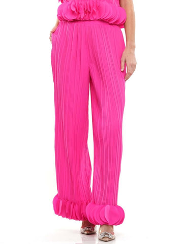 Why Dress P240109 pink pleated pants