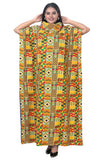 Kente Print Caftan