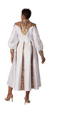 Tally Taylor 4851 women's white clergy robe