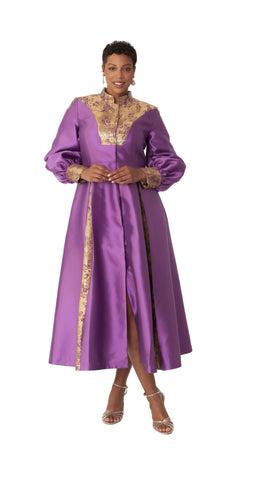 Tally Taylor 4851 women's purple clergy robe