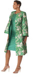 Tally Taylor 4852 green jacket dress