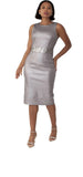 Tally Taylor 4859 silve dress