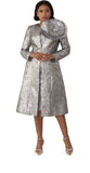 Tally Taylor 4859 silver jacket dress