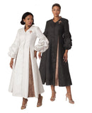 Tally Taylor 4850 white women's clergy robe