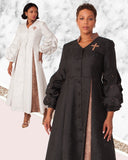 Tally Taylor 4850 women's black clergy robe