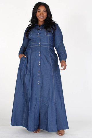 Summer Women Cotton Denim Maxi Dress Plus Size Long Casual Sleeveles Strap  Jeans Ladies Dresses at Rs 6157.39 | Koramangala | Bengaluru| ID:  2851550957830