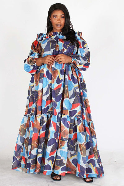 Splash Maxi Dress – Diva's Den Fashion, LLC
