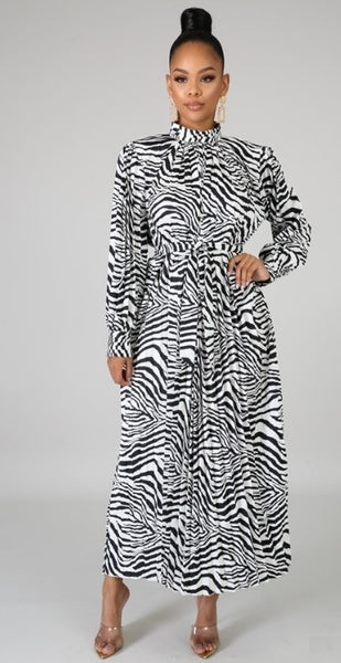 Zebra Print Dress – Diva's Den Fashion, LLC