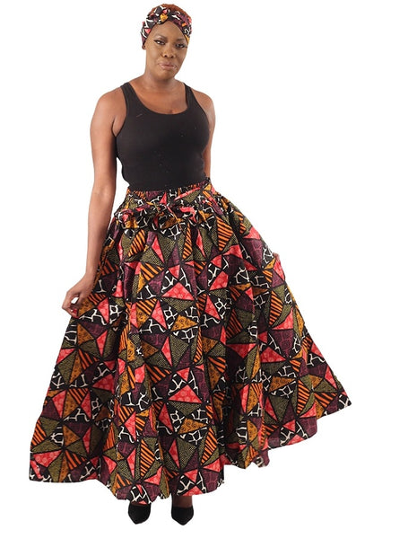 African Print Maxi Skirt – Diva's Den Fashion, LLC