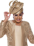 Dorinda Clark H4892 cHampagne hat