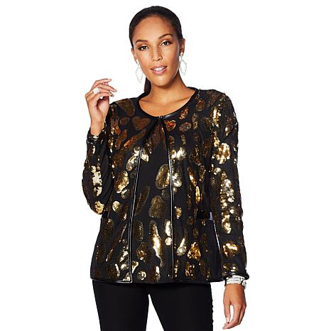 Sequin Embellished Jacket – Diva's Den Fashion, LLC